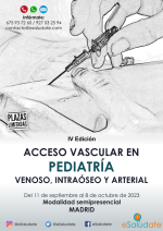 2023   Edicin 4  Acceso Vascular Pediatra